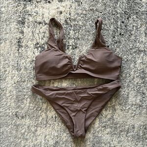 NWOT ✨ Brown Bikini Set